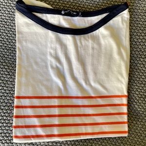 Sleeveless striped top